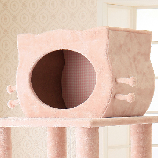 L）ねこ顔ハウス／49(ヒゲ入り67)×30×34（プリシャトー）在庫限りで