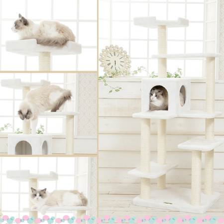 インテリアサークル プルミエ キャット クラシカル Mauタワー プルミエ 据え置き（中型・大型） キャットタワー専門店Mau