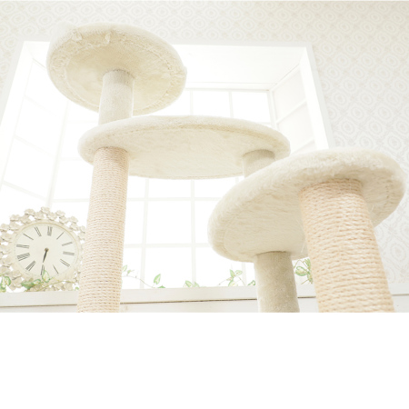 Mau 据え置き型キャットタワー　ミルキーエッグ　美品 楽天市場】【Mauタワーミルキーエッグ】キャットタワー 人気 据え置き