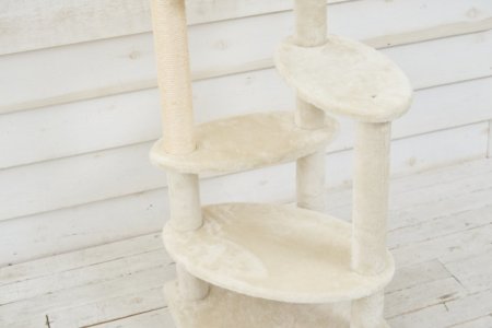 マウタワー　トルテ　ホワイト Amazon | Mau キャットタワー トルテ ホワイト | Mau | キャット